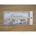 kitchen decor metal tag , souvenir postal card